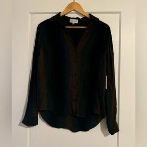 NWT Bella Dahl Long Sleeve Office Siren Shirt Size XS